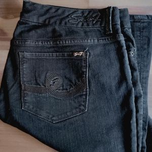 SEVEN jeans, washed black, size 20